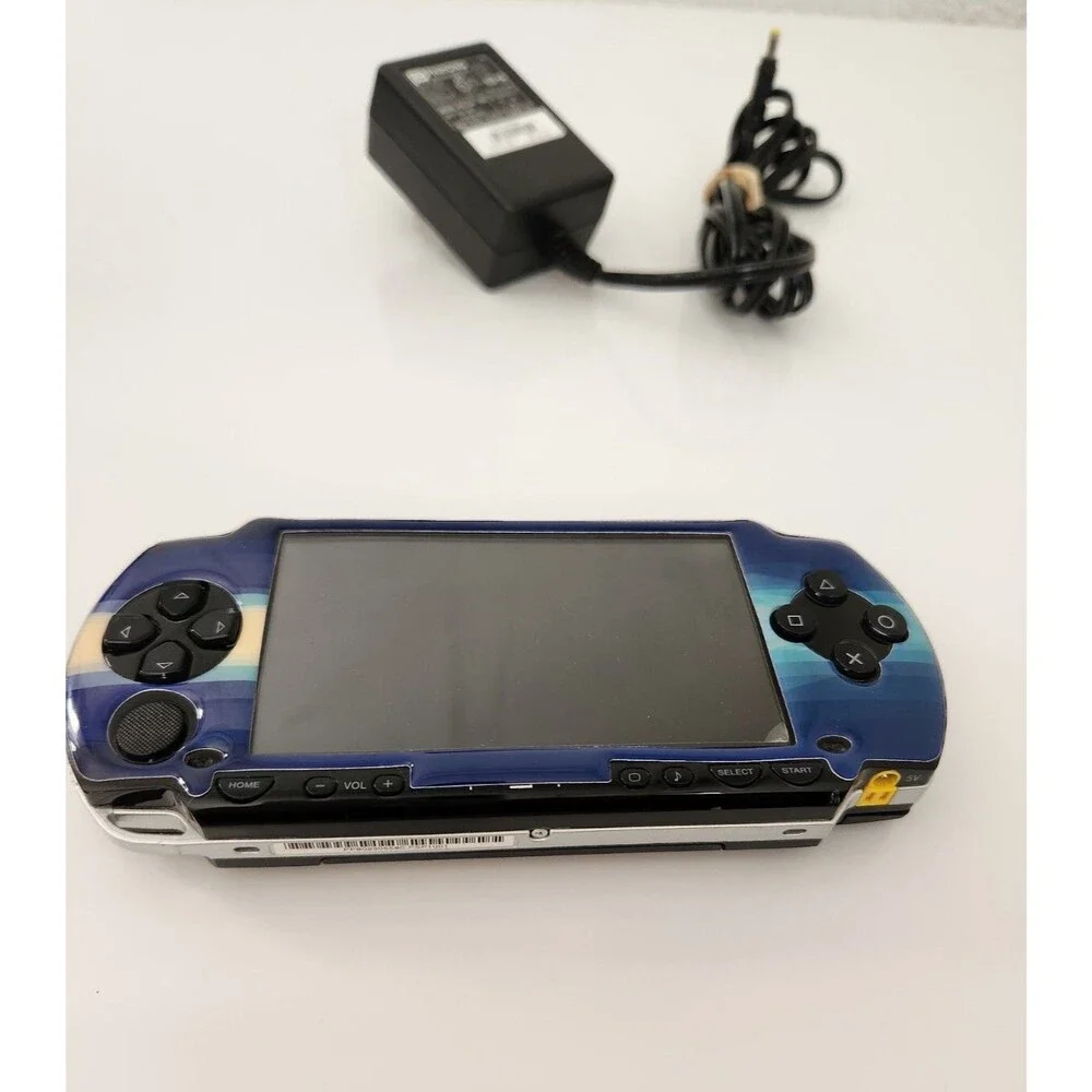 Sony PSP PSP-1001B2 PlayStation Portable - Black Handheld Console and power cord